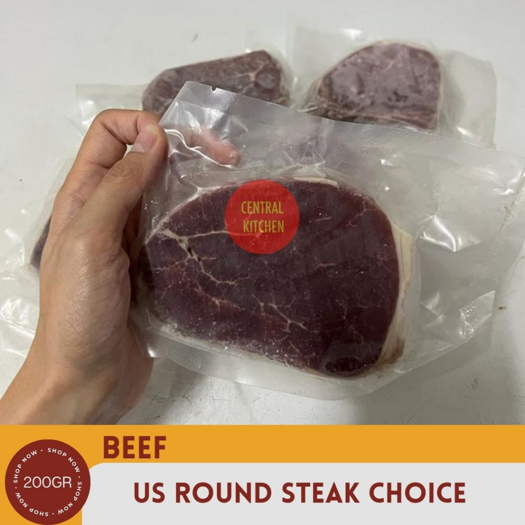 

RB US Round Choice Beef Steak Daging Sapi Pengganti Tenderloin 200 gr