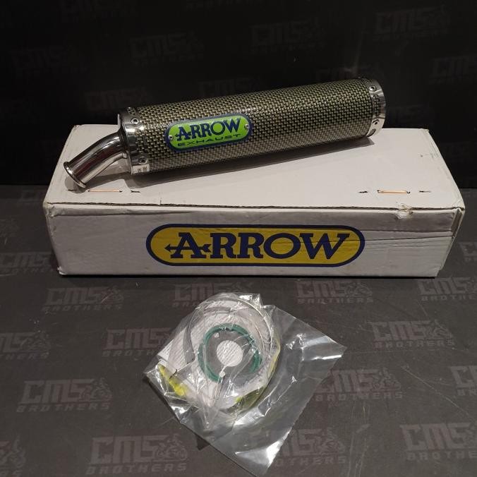 TERMURAH - Knalpot Arrow 2T 2tak Carbon Ori Italy Rx King Ninja Satria F1zr Nsr