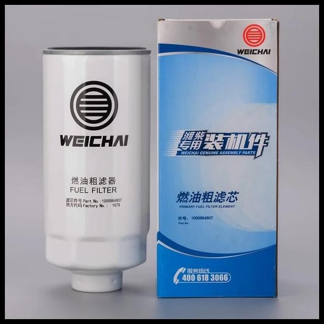 TERBARU FUEL FILTER 1000964807 WEICHAI FILTER SOLAR WD10 