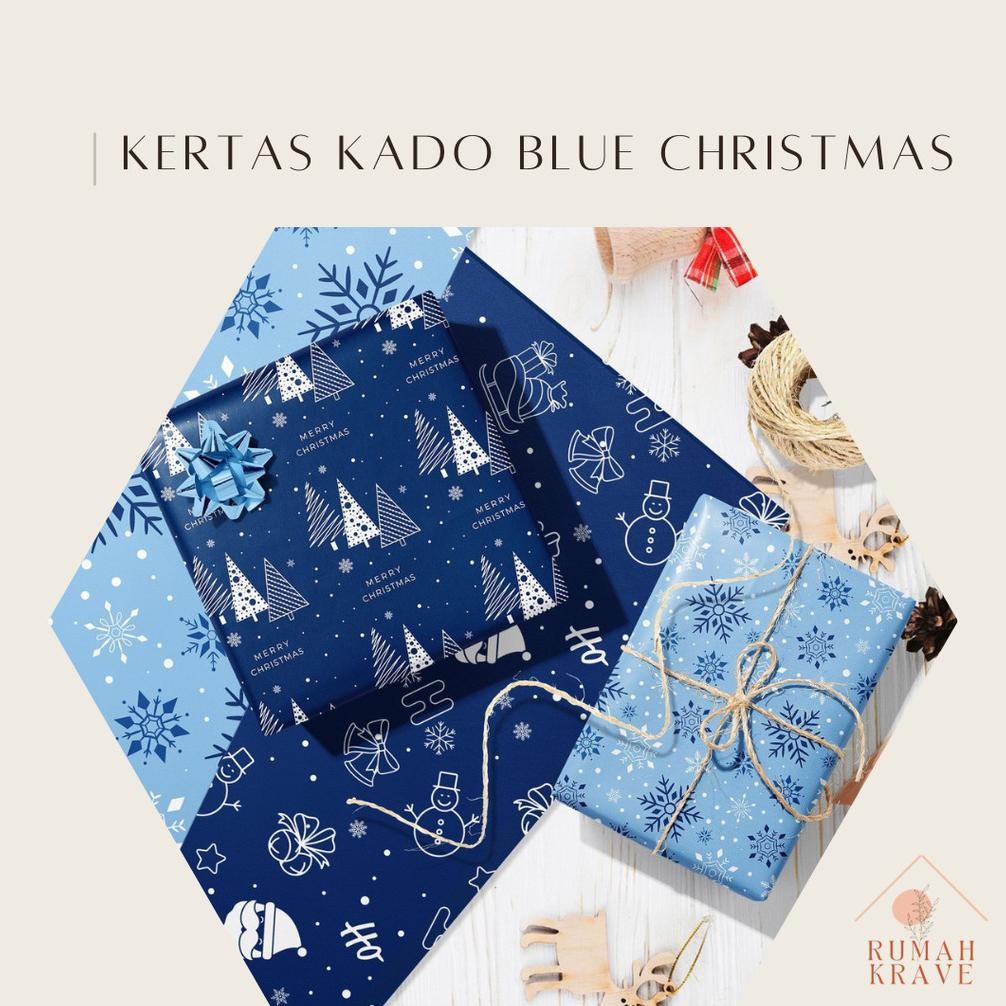 

Promo Hari Ini Saja Rumah Krave - Kertas Kado Blue Christmas Wrapping Paper Natal Biru Asli