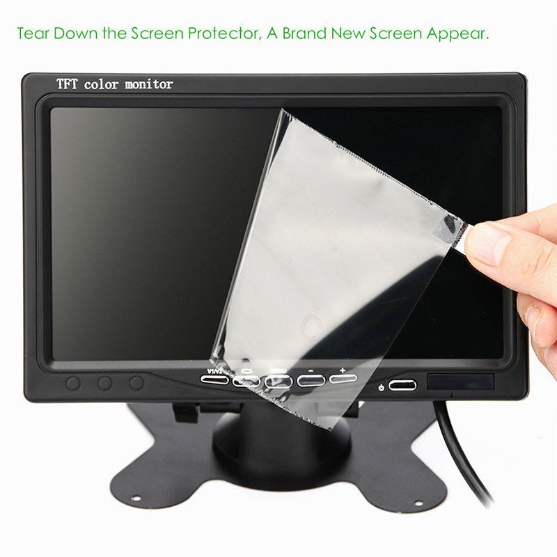 12V-24V 7 inci TFT LCD Warna HD Monitor untuk Mobil CCTV Kamera Mundur Tampilan Belakang Cadangan |F