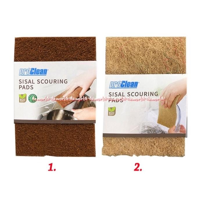 

Proclean Sisal Scouring Pad Sponge Heavy Duty Scrub Sponge Cuci Piring