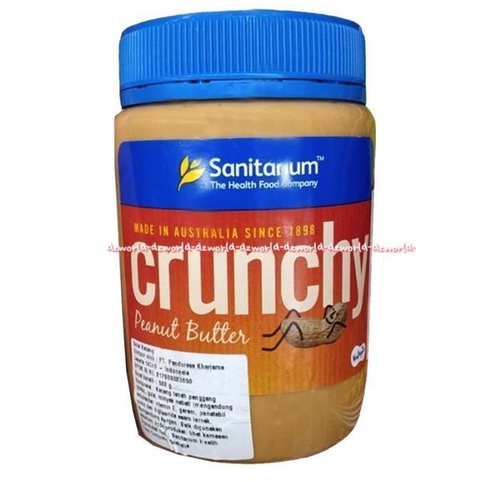 

Sanitarium Crunch Peanut Butter Jam Jar 500gr Selai Kacang Australia