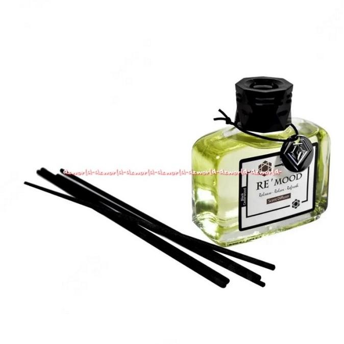 

Re'mood Black Cheddarwood Reed Diffuser Stik Rotan Cheery Breeze 95ml