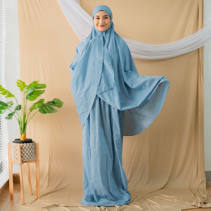 Mukena Parasut Ni Travelling Mukena Alf By Alif 2In1 Dewasa