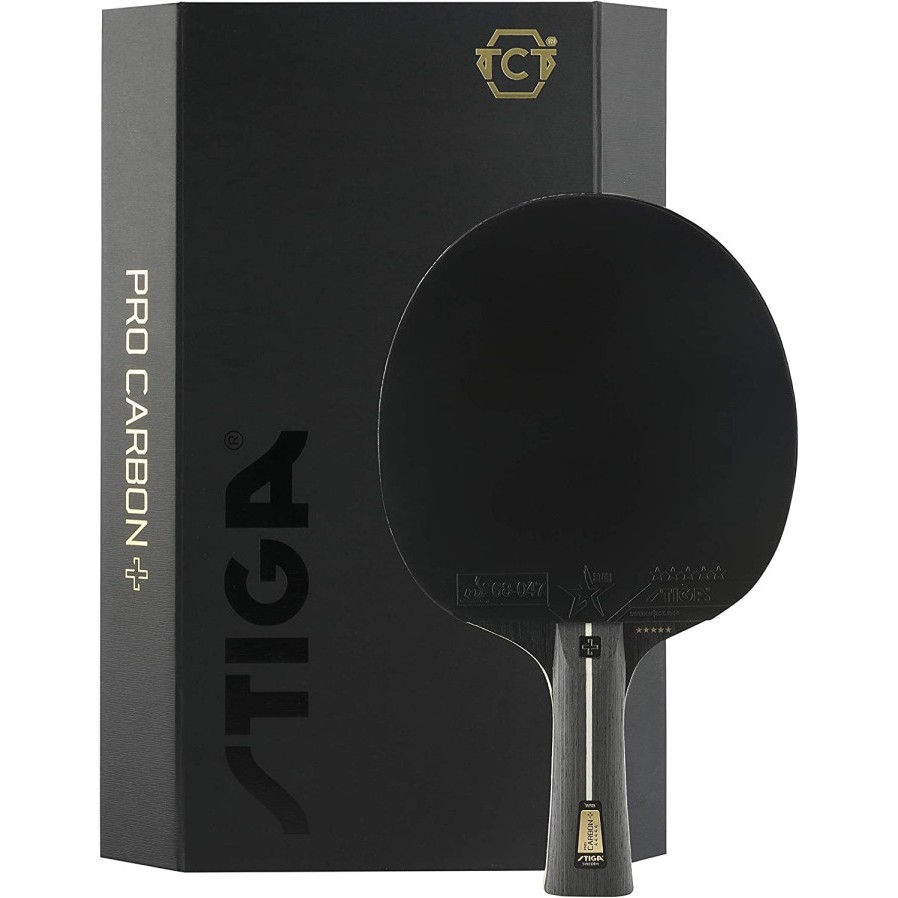 STIGA Pro Carbon+ Plus Table Tennis Racket (Raket Tenis Meja)