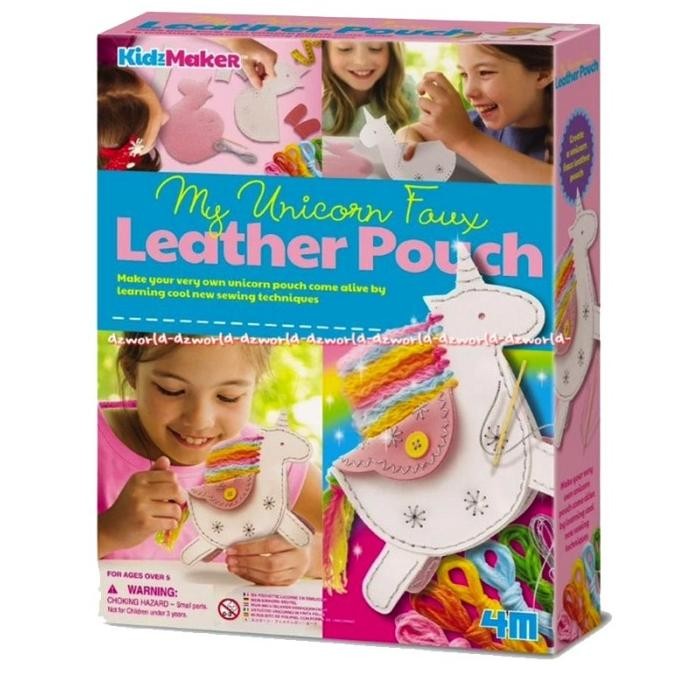 

4M Kidzmaker My Unicorn Leather Pouch Kreasi Anak Membuat Kuda Dompet