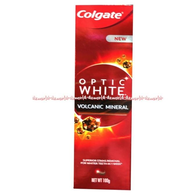 

Colgate Optic White Volcanic Mineral 100gr Odol Pasta Gigi Colget