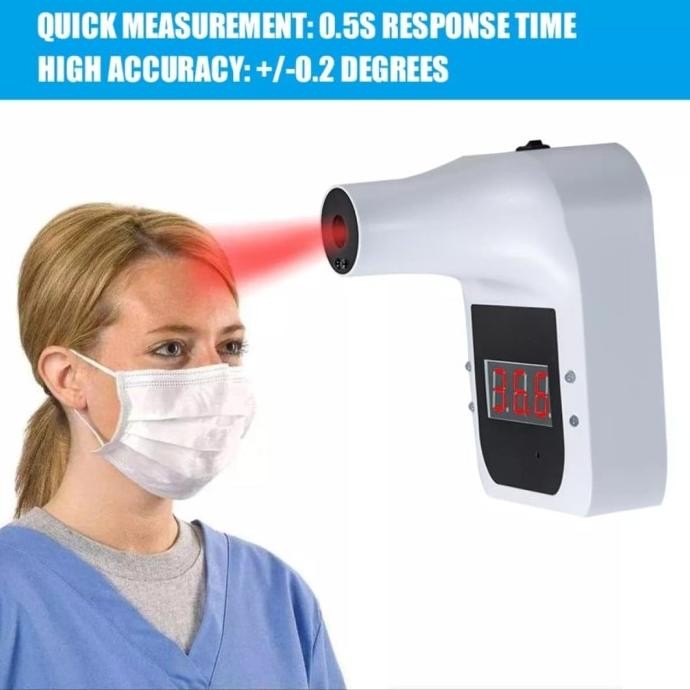 

Diskon! Termometer infrared dinding termometer dinding wall mounting + tripod