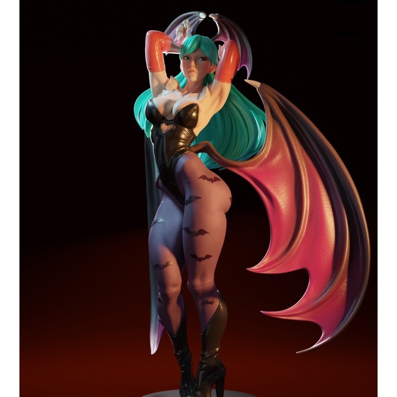morrigan aesland fan art resin kit statue