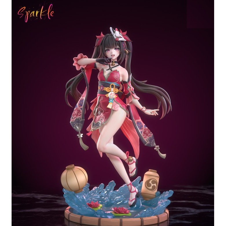 sparkle honkai star rail diorama resin kit figure