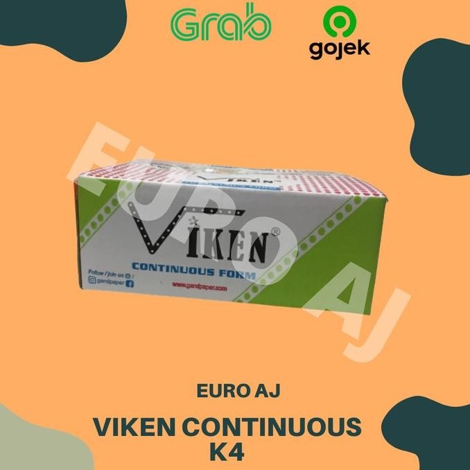 

VIKEN continuous form 4 ply KHUSUS GOJEK/GRAB