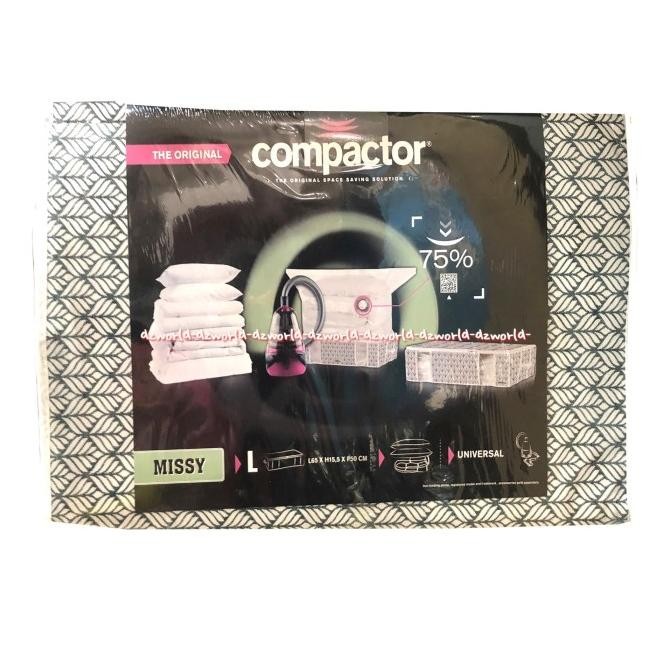 

Compactor Missy Vacuum Bag Tempat Penyimpanan Bantal & Selimut Size L