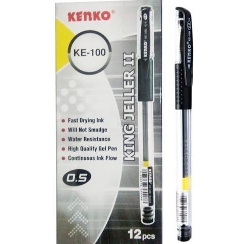 

Ready Terkini Pulpen Gel Kenko King Jeller II KE-100 LUSIN