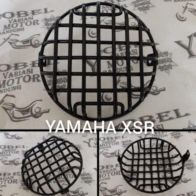 COVER LAMPU DEPAN YAMAHA XSR TRALIS GRILL LAMPU DEPAN YAMAHA XSR 155