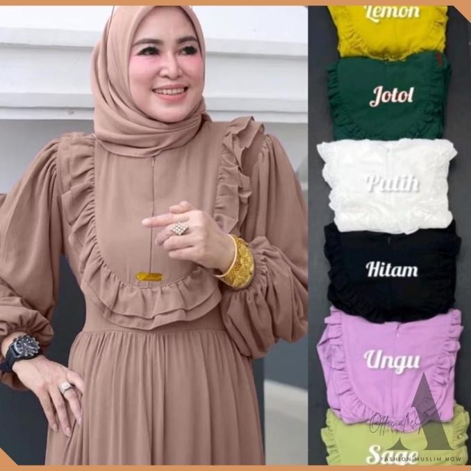003 GAMIS REMPEL DADA - GAMIS REMPEL JUMBO - GAMIS POLOS REMPEL - GAMIS MUSLIMAH SYARI