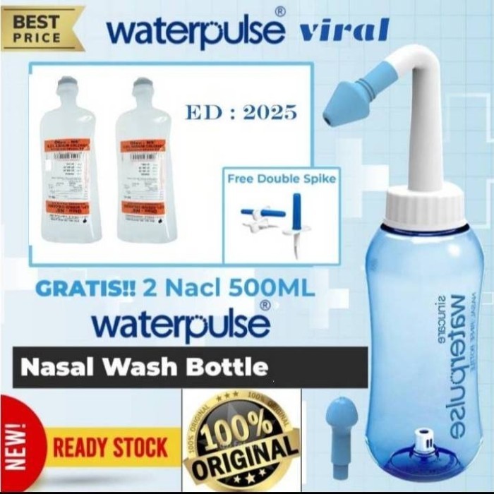 PAKET CUCI HIDUNG TERBAIK UNTUK ANAK DAN DEWASA, SUDAH + CAIRAN INFUS