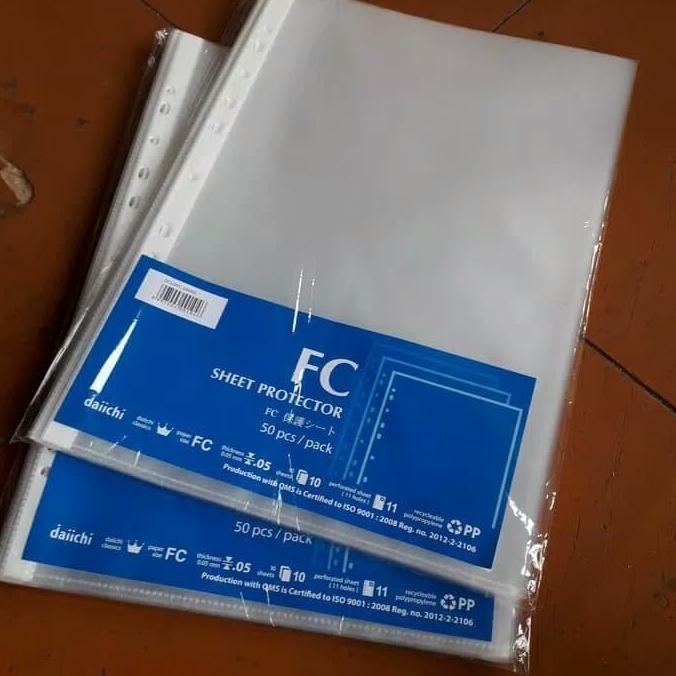 

Top sale Glass clear PP Pocket Bambi ukuran folio