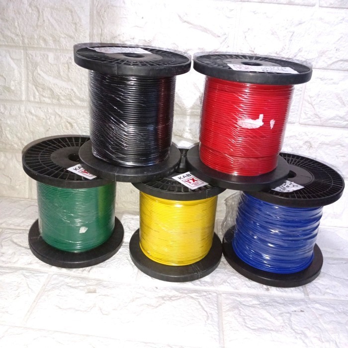 KOMPLIT kabel 18AWG tinned CU serabut kabel 18 AWG kabel tunggal per meter