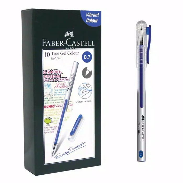 

ME257 Faber Castell True Gel Pen - Blue Ink 0.7 mm SALE