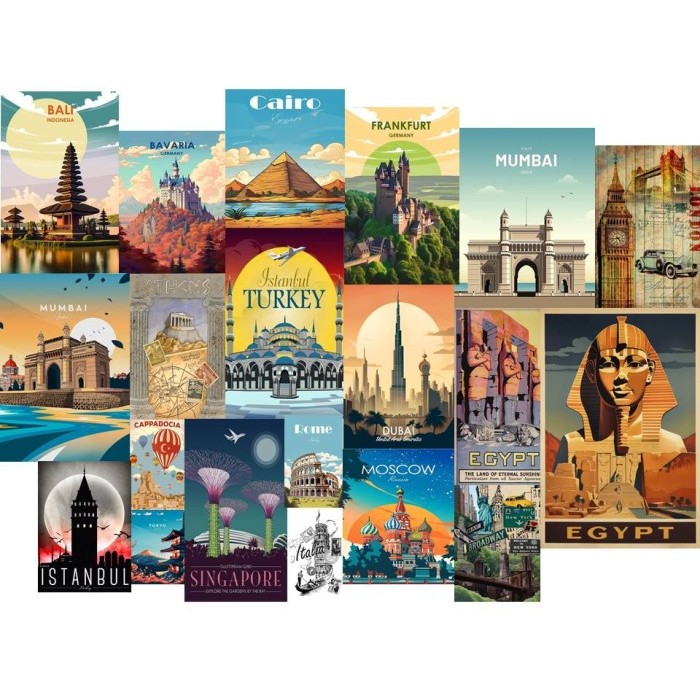 

ZC234 Journal Background Paper - Kertas Background Tema Country Icon (10pcs) PROMO SPECIAL