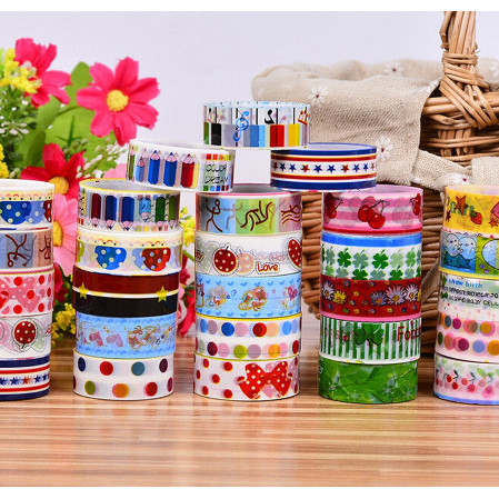 

LO951 Cute Colorful Washi Tape 15mm x 3m (3pcs) BIG SALE