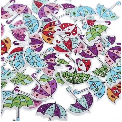 

JJ462 Kancing Kayu Dua Lubang - Umbrella Style (10pcs) OBRAL