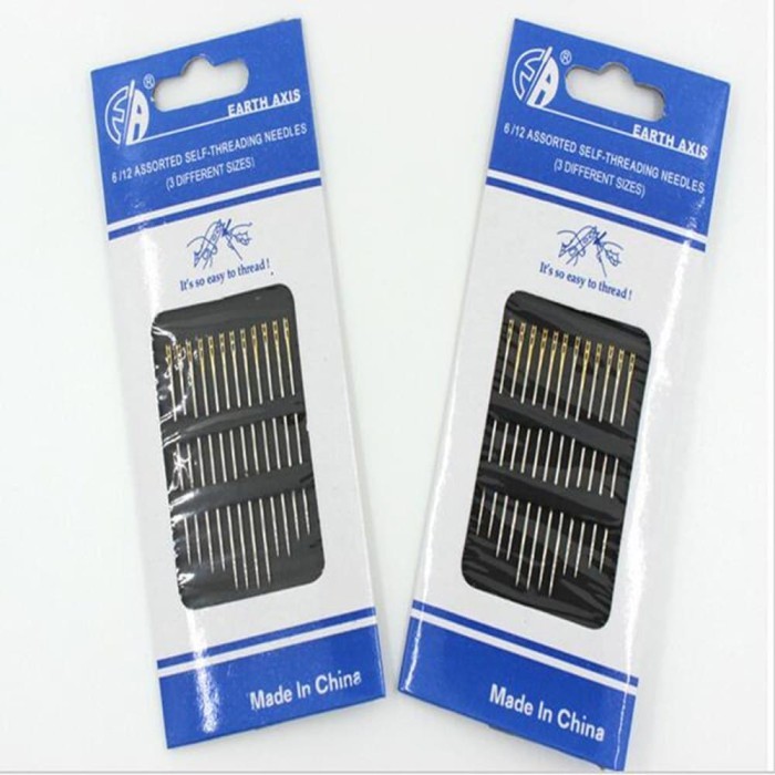 

EW968 Stainless Steel Self Threading Needles (12pcs) FREE ONGKIR
