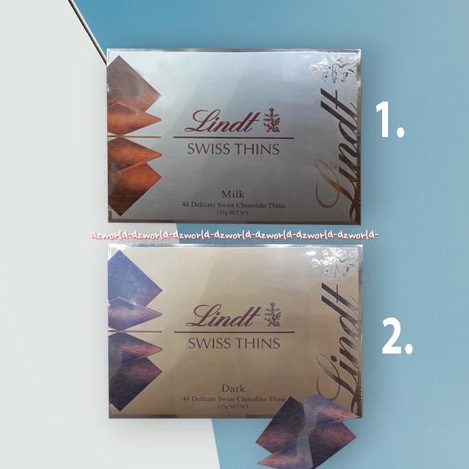 

Lindt Swiss Thins Milk Coklat Swiss Lind 125gr