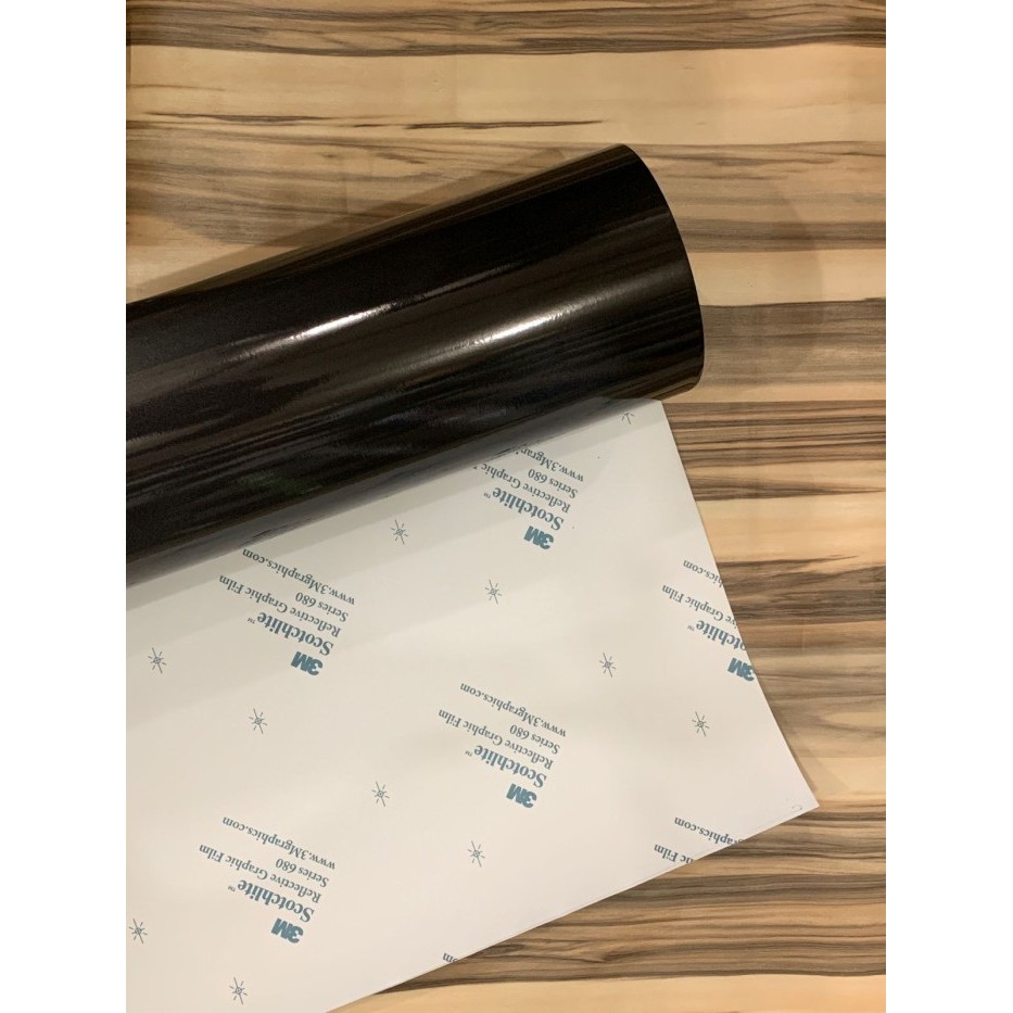Scotchlite Reflective Sheeting 3M 680 - 85 Black 60Cm Skotlet Roll