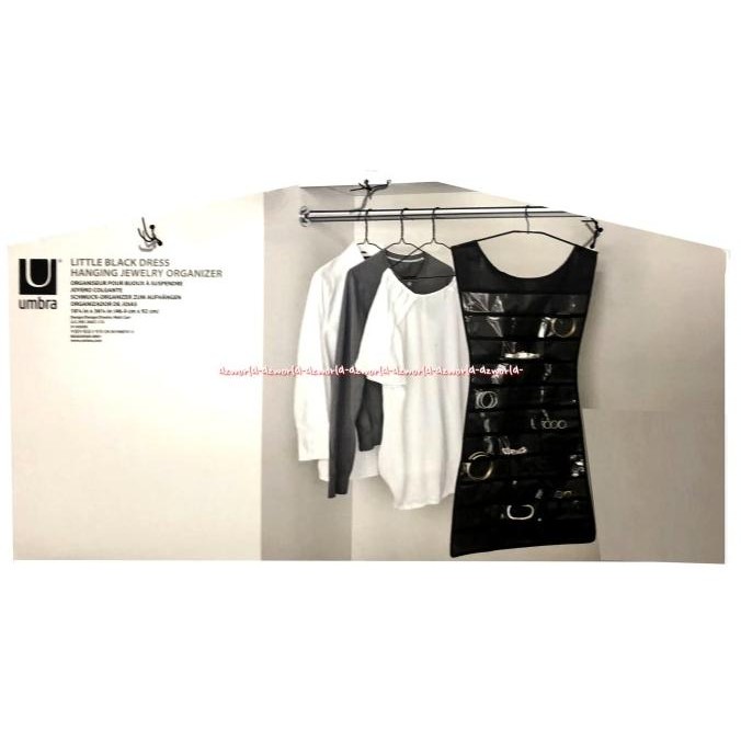 

Umbra Little Black Dress Hanging Jewelry Organizer Gantungan