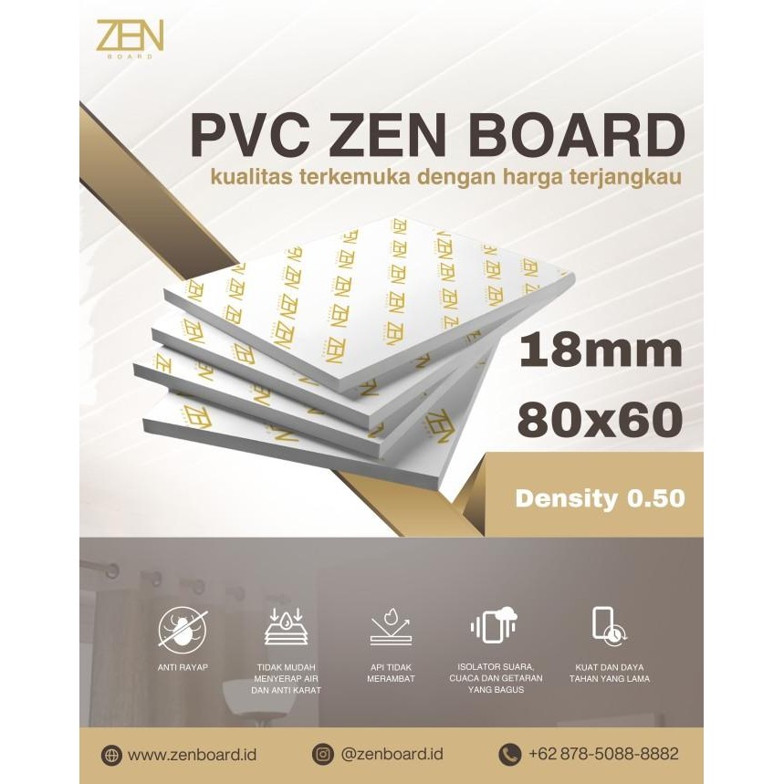 Zen Board 18mm - PVC Foam Board