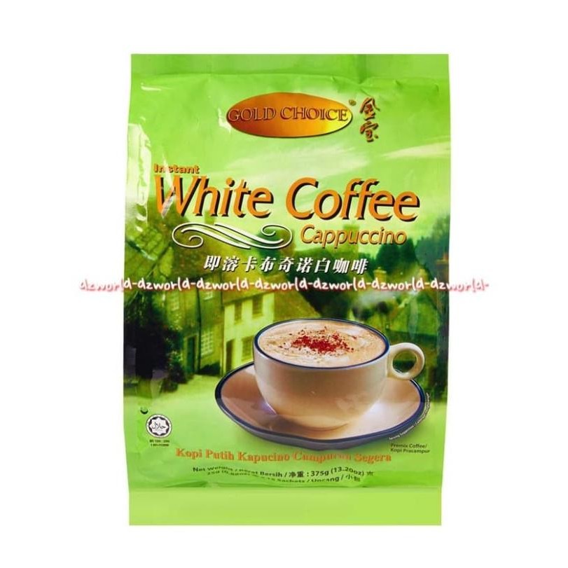 

Gold Choice Instan White Coffee Cappucino 15sachet Kopi Putih Kapucino