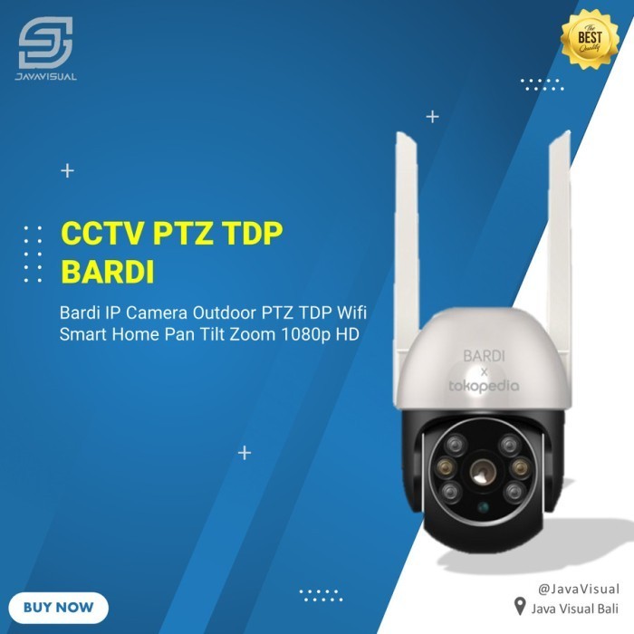 NEW Bardi IP Camera Outdoor PTZ TDP Wifi Smart Home Pan Tilt Zoom 1080p HD