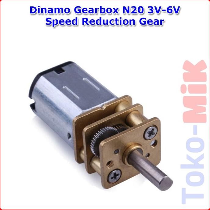 Update DC Motor Dinamo N20 Slow Speed Reduction Gearbox 50 100 200 Rpm 3V-6V tokmi99 Diminati Banget