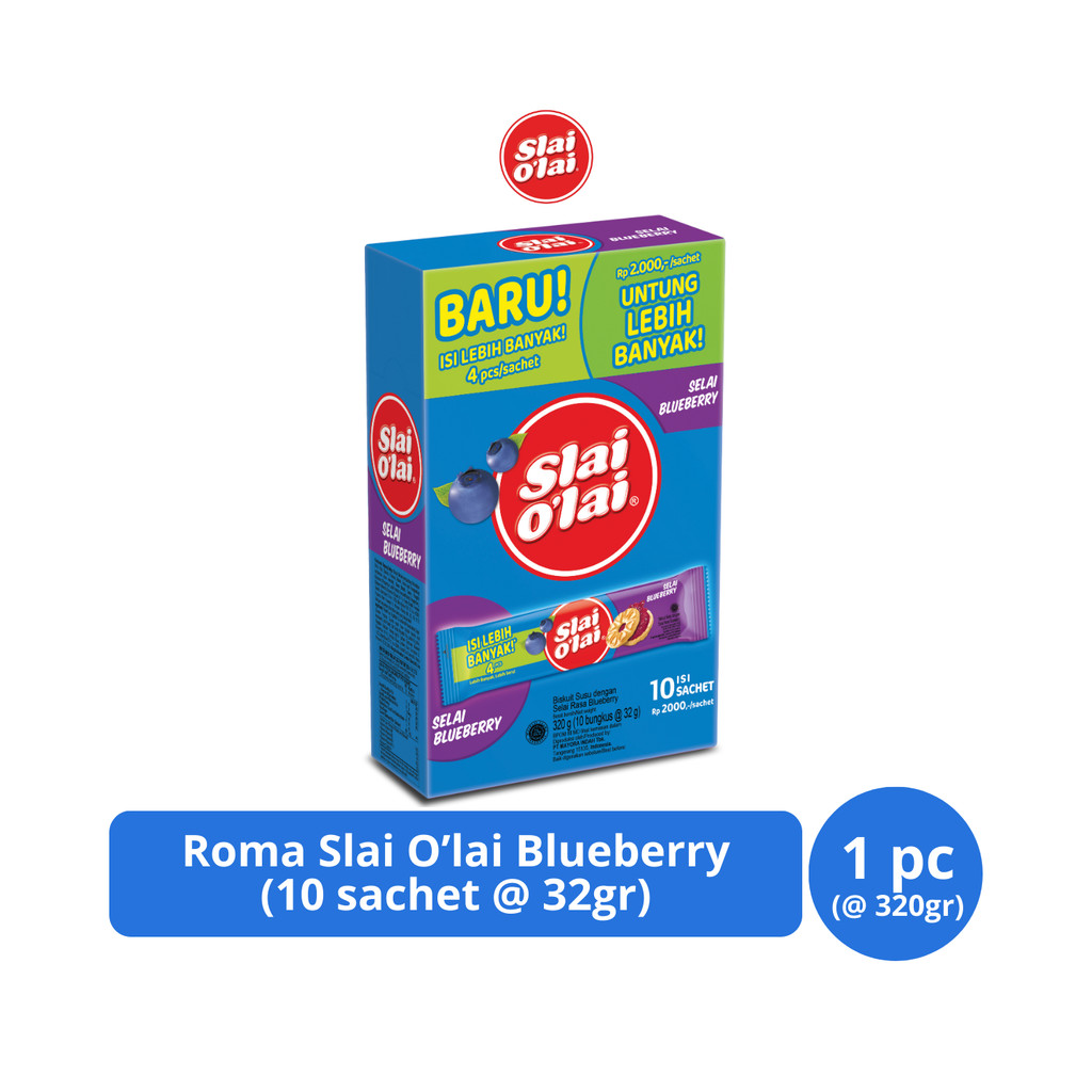 

Roma Slai O'lai Blueberry 10s @ 32gr