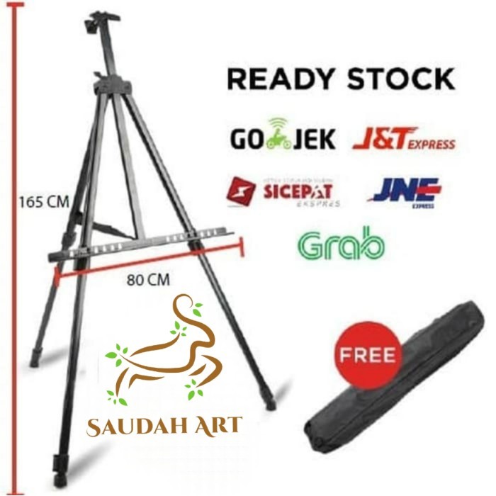 

TERBARU - Easel Lukis/Tripod Wedding/Tripod Frame Besi
