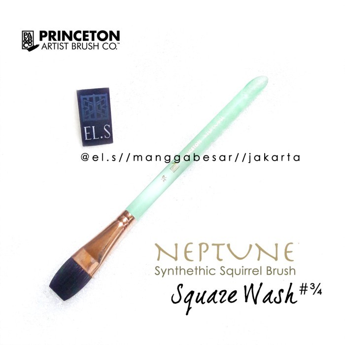 

HARGA DISC - Princeton Neptune Brush Square Wash 3/4" ( Kuas Lukis )