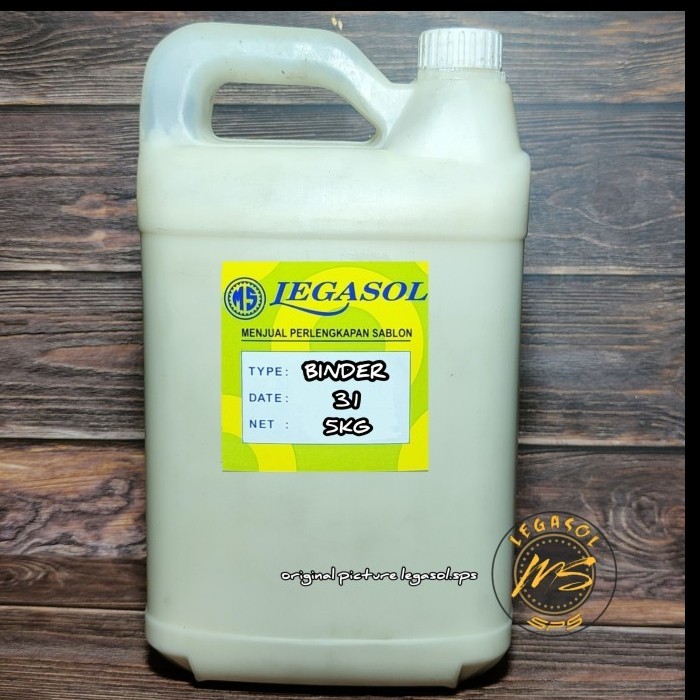 

Binder Styrene Acrylic 31 solid 50% @5Kg ( Khusus Cat Eksterior )