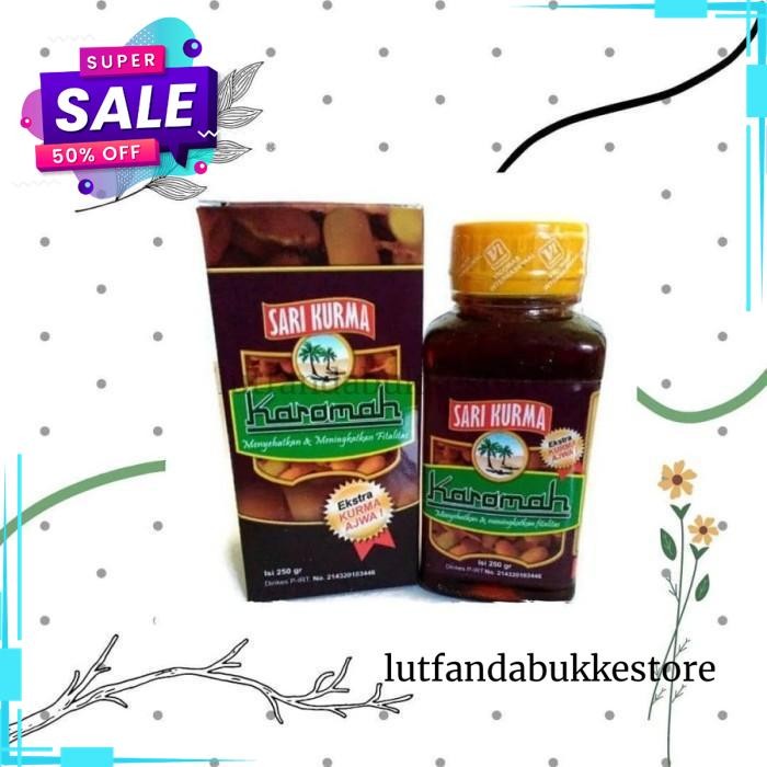 

SARI KURMA KAROMAH PLUS EXTRA KURMA AJWA NAIKKAN TROMBOSIT BEST SELLER !!