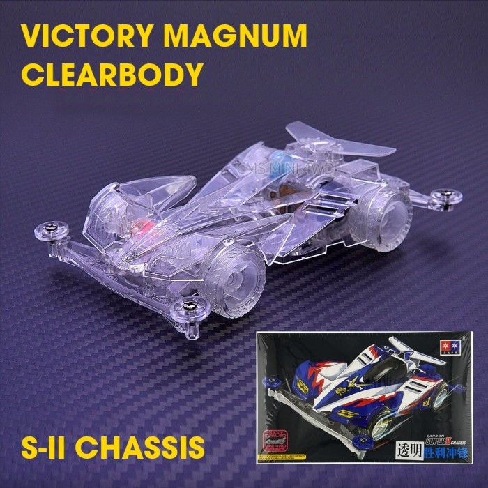 Tamiya Mini 4WD Merk Daxing Victory Magnum Premium Clear