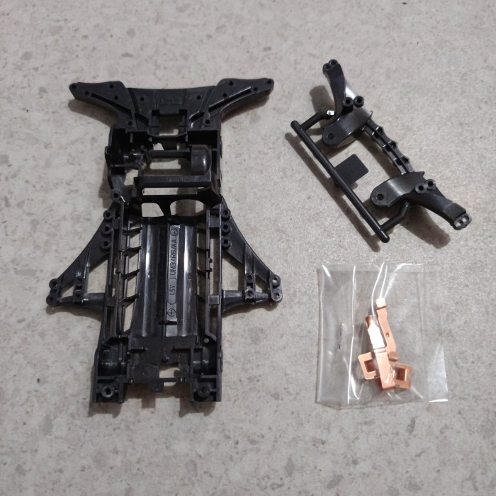 tamiya fma chassis akar metallic grey gun metal original loose kit