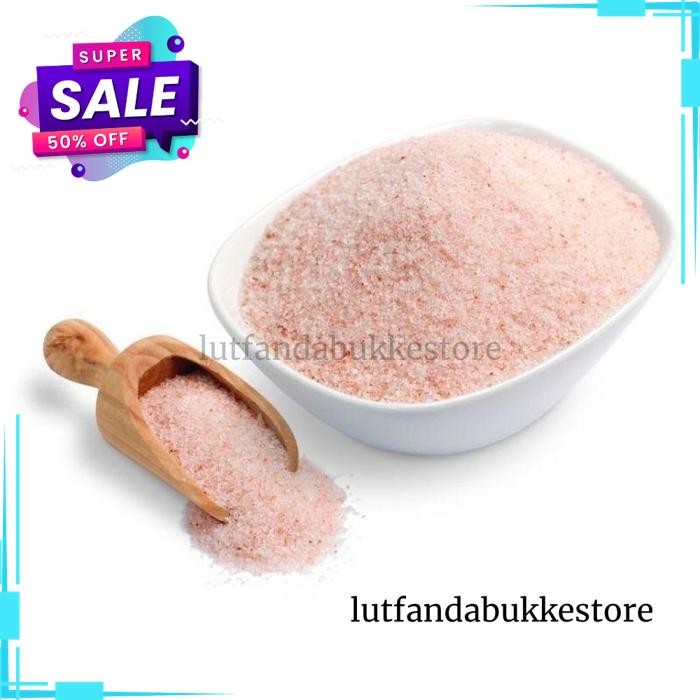 

1KG GARAM HIMALAYA PINK/HIMALAYAN PINK SALT NATURAL FREE ONGKIR !!