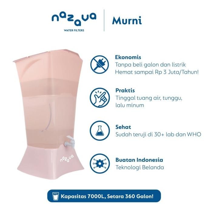TERMURAH - Nazava Riam filter air minum untuk rumah tangga