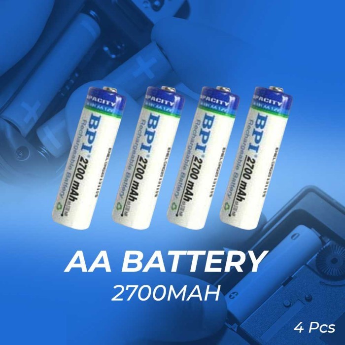 Baterai Cas Isi Ulang Aa 2700 Mah 4 Pcs Enelong Bpi Nimh Rechargeable