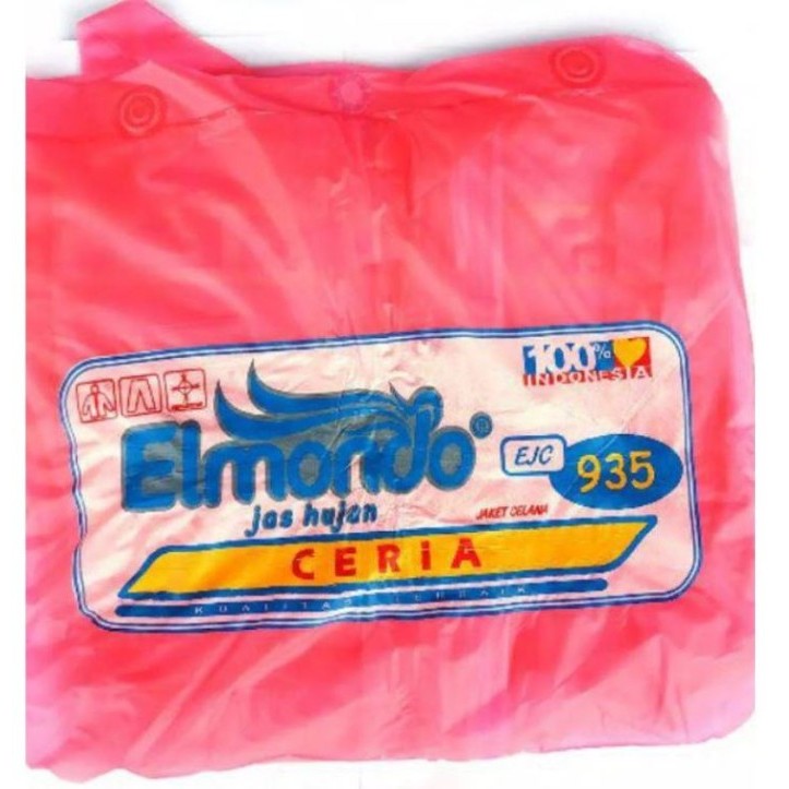 Jas Hujan Stelan Elmondo Ceria 935 Tebal Murah Bukan Plastik Original