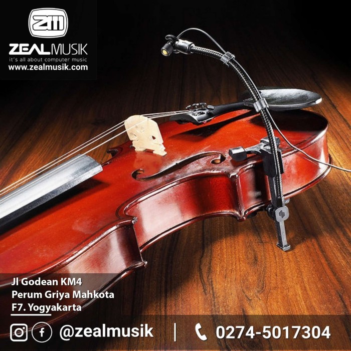 Mic Biola Violin Seruni Audio SVA + SEM-02 - Zeal Musik Jogja