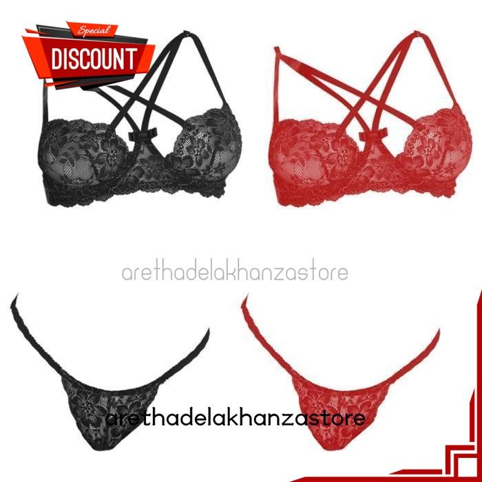 BRA SET KAWAT BIKINI BAJU HARAM DINAS MALAM TRANSPARAN SEXY SEKSI BEST QUALITY BY ARETHA DELA KHANZA