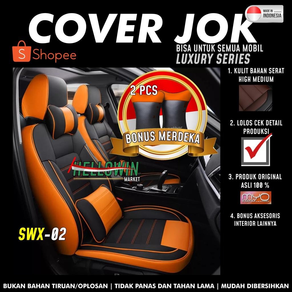 Sarung Jok Mobil Sigra Ertiga Avanza Xenia Brv Crv Xpander Mobilio Rush Calya Freed Innova Reborn Xl