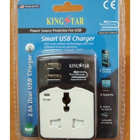 

TERBARU TRAVEL ADAPTOR USB BISA GOSEND!
